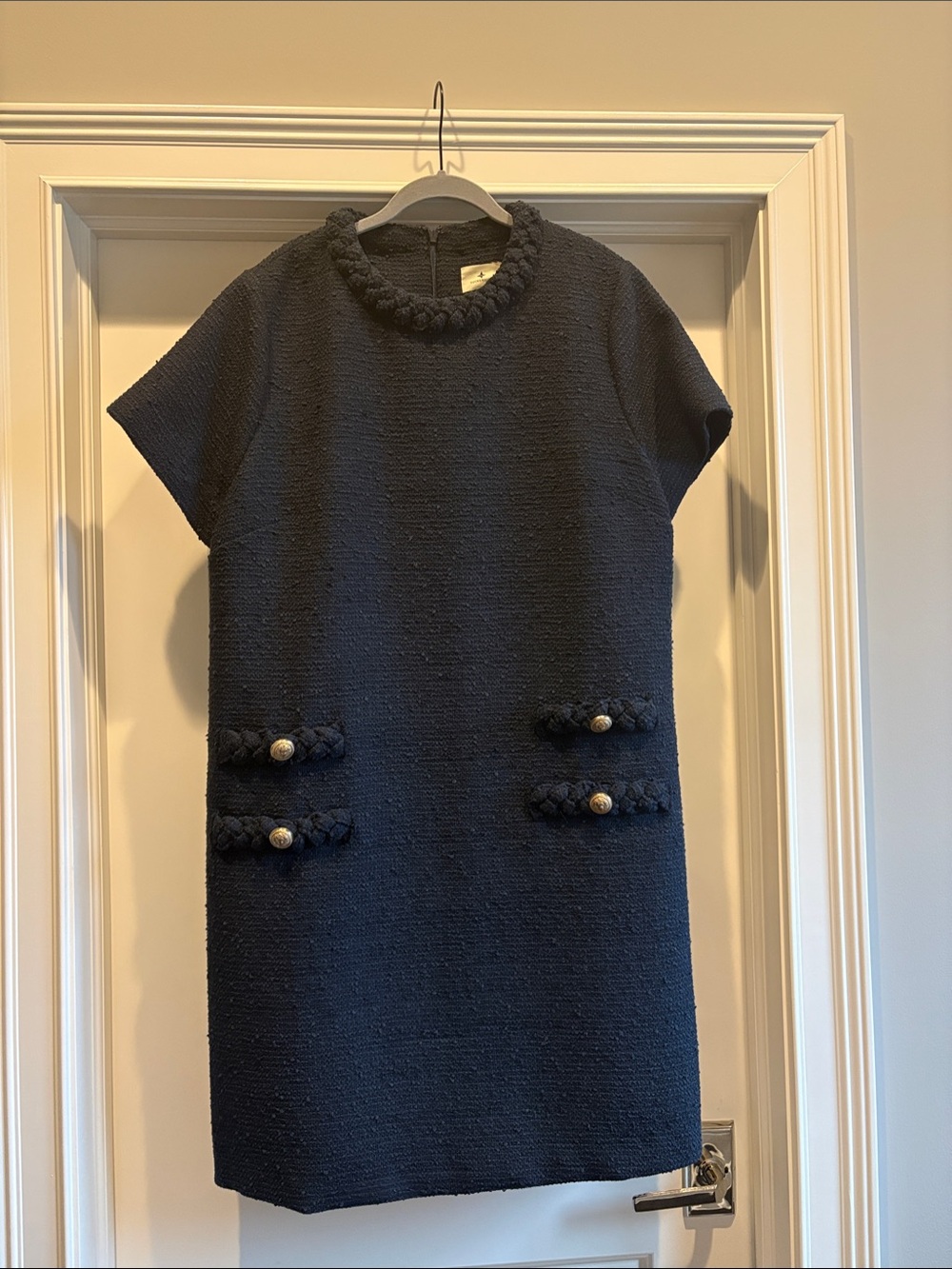 Tuckernuck Navy Tweed Jackie Dress